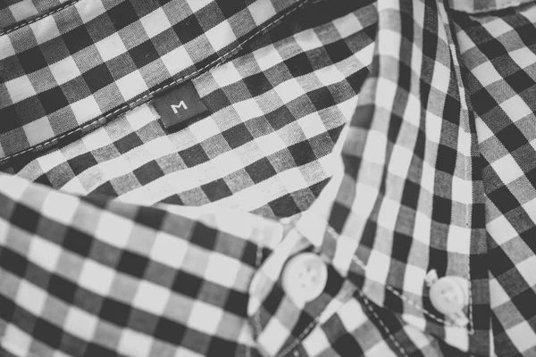 Detail check shirt fabric — Zdjęcie stockowe