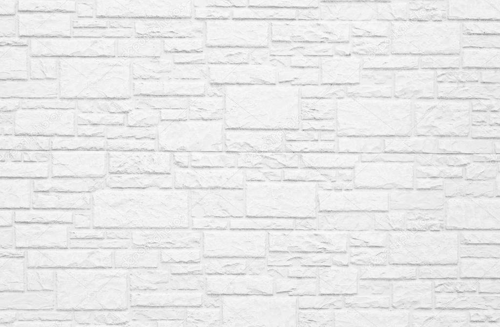 Modern white tiles wall