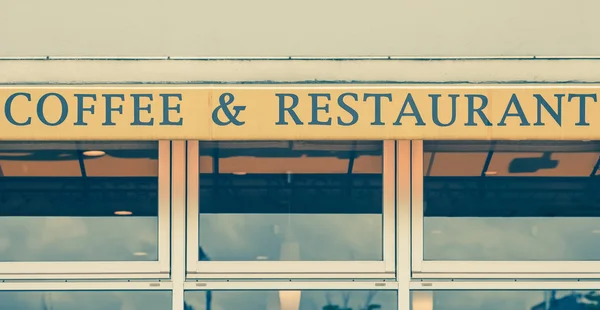 Café e restaurante tabuleta — Fotografia de Stock