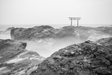 Japanese shrine gate clipart