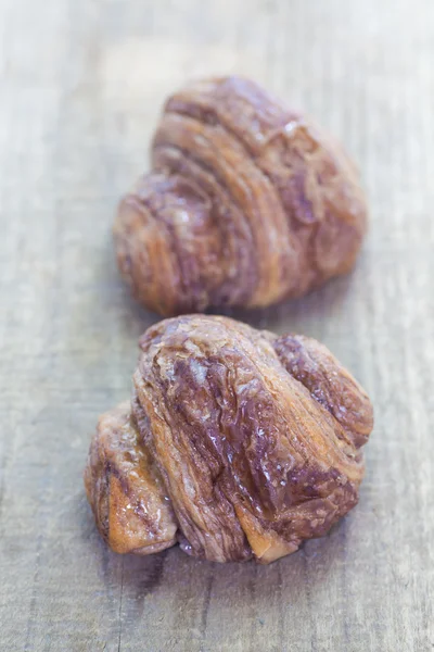 Mini-Schoko-Croissants — Stockfoto