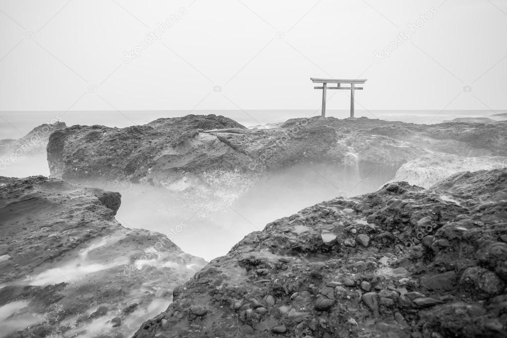 Japanese shrine gate
