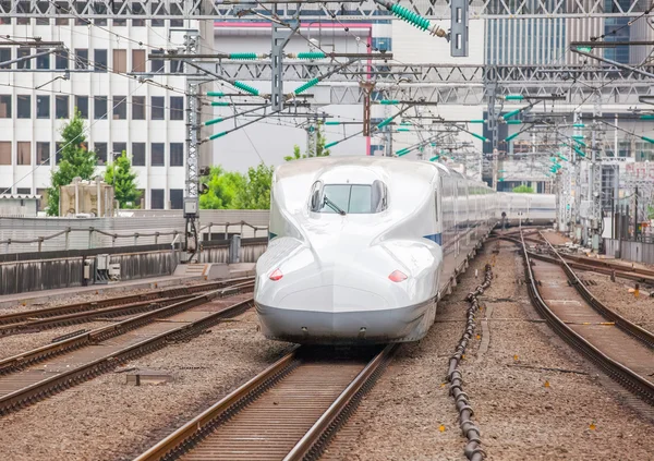 Treno proiettile Shinkansen — Foto Stock