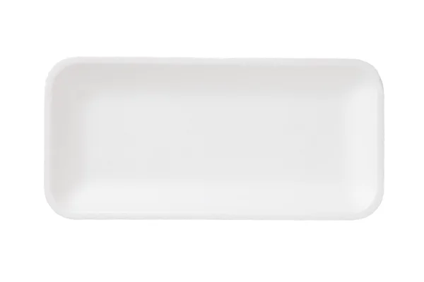 白色塑料食品容器 — 图库照片