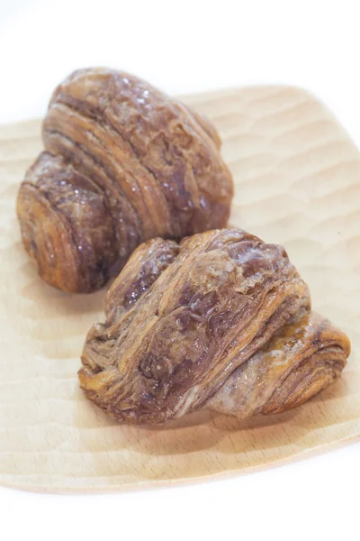 Mini-Schoko-Croissants — Stockfoto