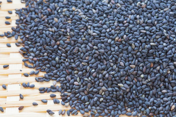 Black dry sesame — Stock Photo, Image