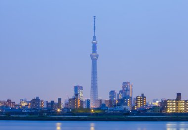 Tokyo şehir manzarası