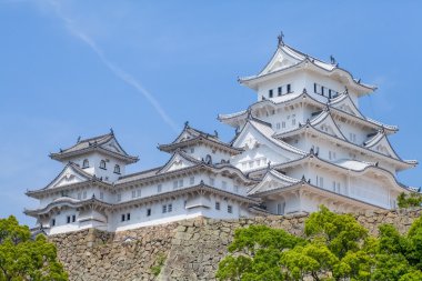Himeji kale Manzaralı