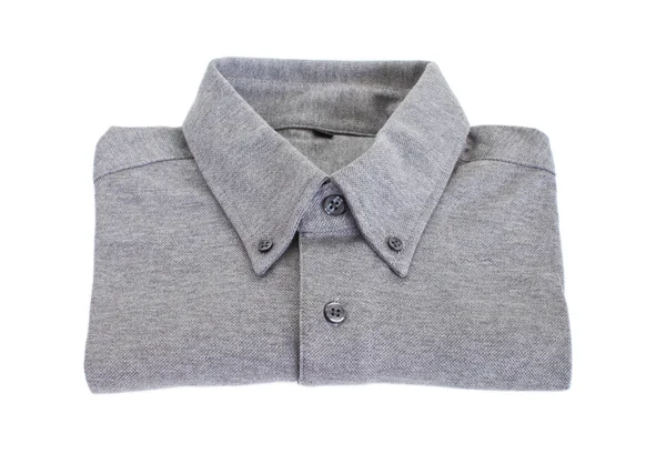 Camisa de algodão cinza — Fotografia de Stock