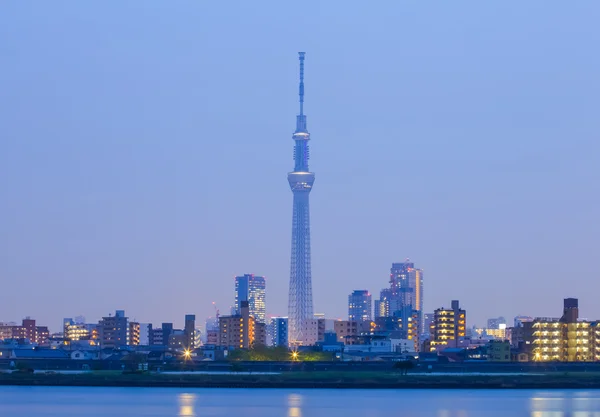 Pohled na město Tokio — Stock fotografie