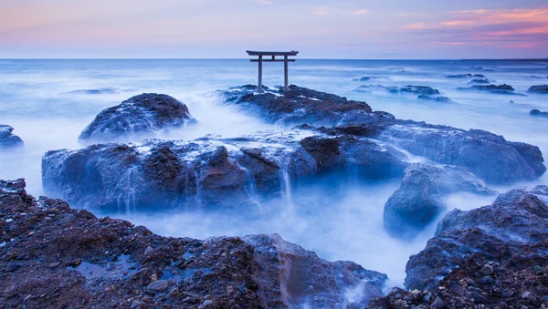 Porte traditionnelle japonaise — Photo