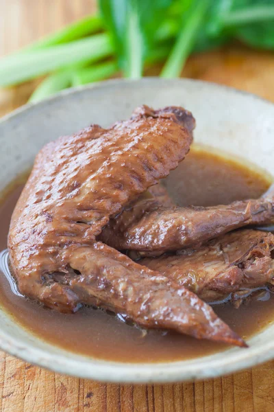 Beş baharat stew tavuk kanadı — Stok fotoğraf