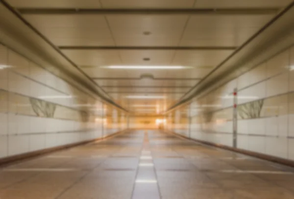 Üres földalatti folyosón — Stock Fotó