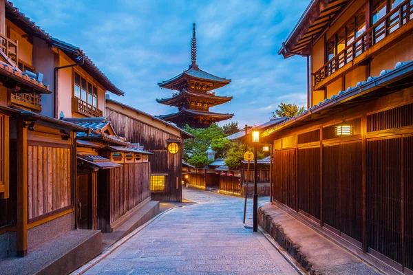 Vista de pagoda japonesa — Foto de Stock