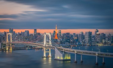 Tokyo şehir manzarası