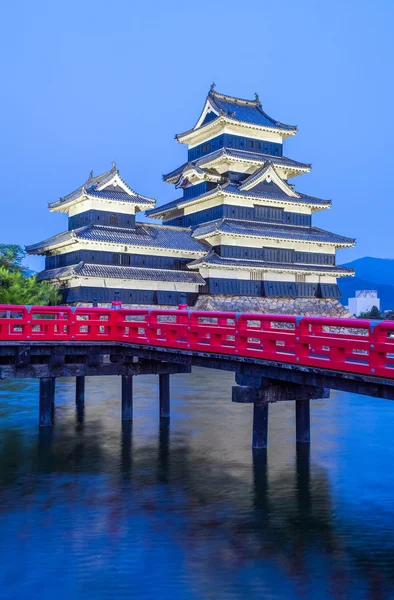 Vista do Castelo de Matsumoto — Fotografia de Stock