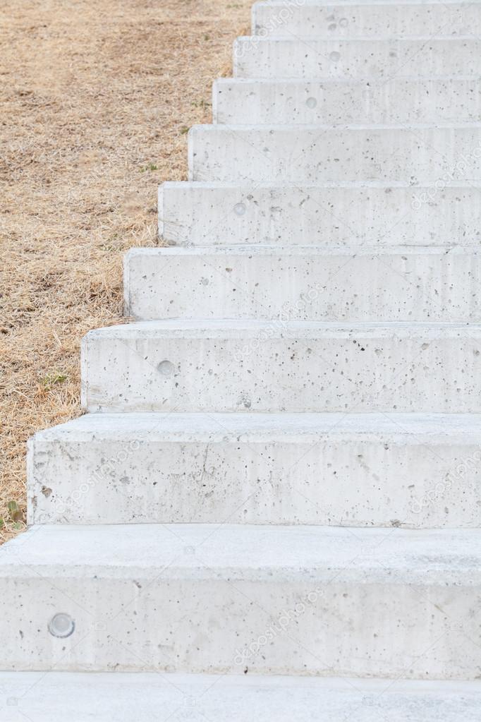 outdoor concrete stairs