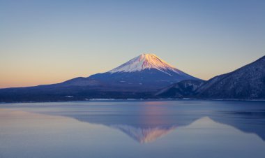 Mountain Fuji view clipart