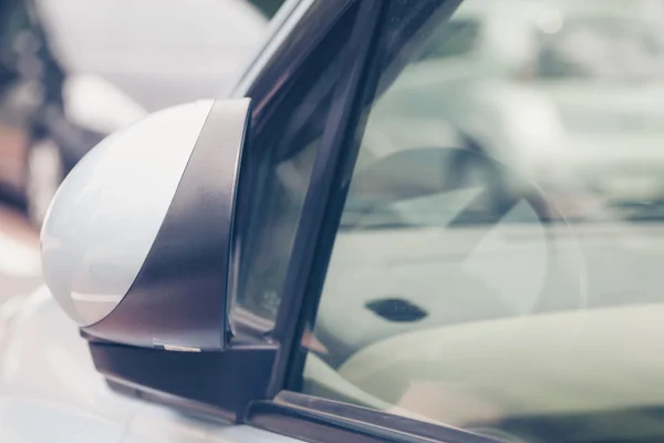 Luxury car closed wing mirror — Stock Photo, Image