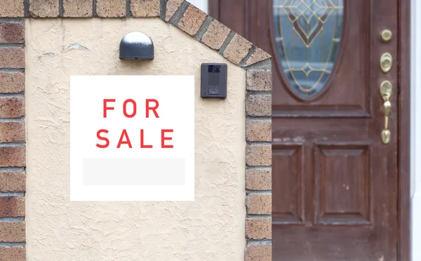 Sale Real Estate Sign — Stock Photo, Image