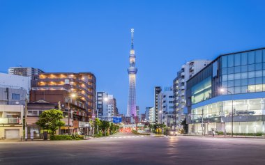 Tokyo sokak görünümü