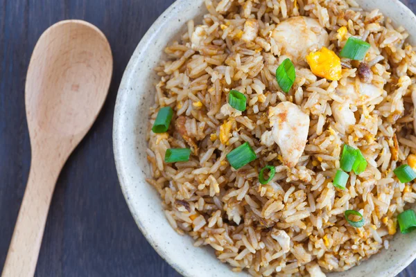 Fried rice chicken — Stock Photo, Image