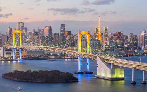 Vista a la bahía de Tokio — Foto de Stock