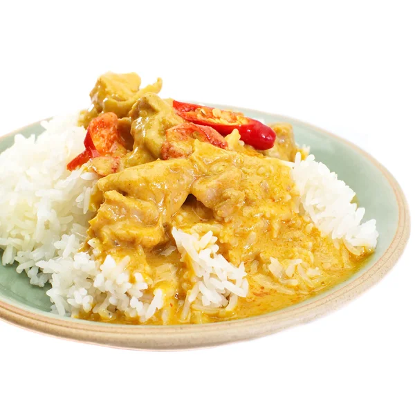 Röd curry kyckling — Stockfoto