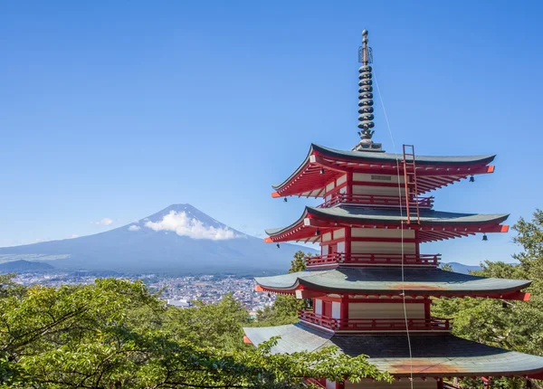 Montanha Fuji vista — Fotografia de Stock