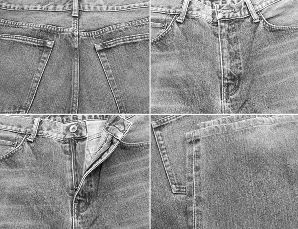 Denim jean tkanina — Stock fotografie