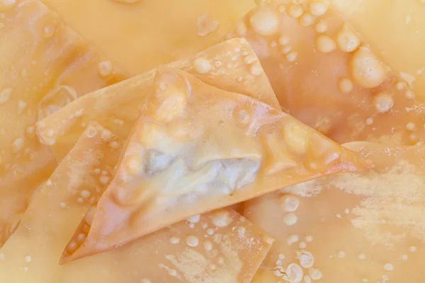 Deep fried wonton — Stock Photo, Image