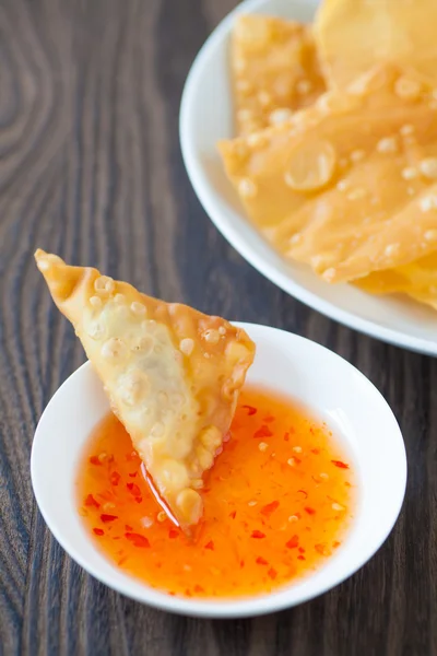 Deep fried wonton — Stock Photo, Image