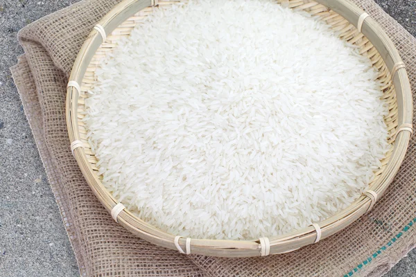 Asiático arroz branco — Fotografia de Stock