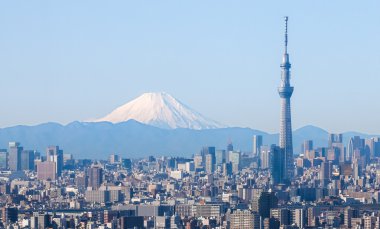 Tokyo şehir manzarası