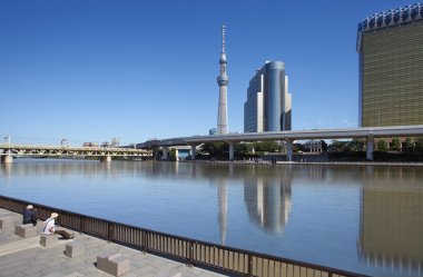 Tokyo nehir manzarası