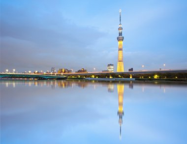 Tokyo nehir manzarası