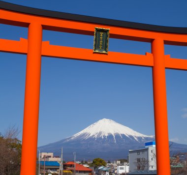 Dağ fuji görünümü