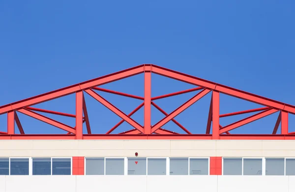 Steel structure of roof — Stock Photo, Image