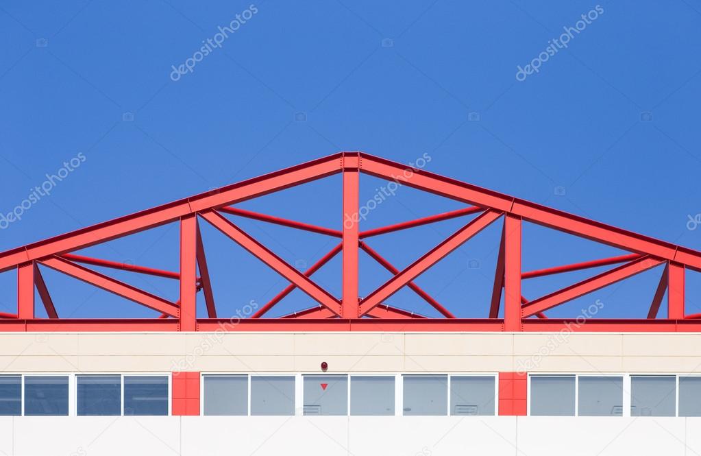 Steel structure of roof