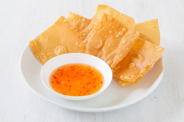 Wonton frito profundo — Foto de Stock