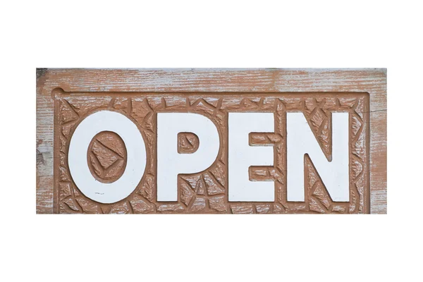Open sign view — Stock Photo, Image