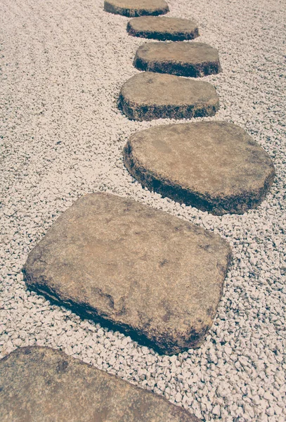 Zen stone väg — Stockfoto
