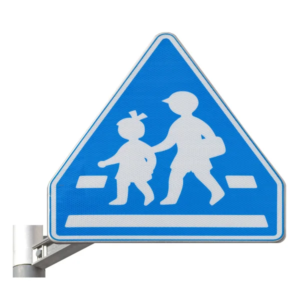 Warnschild Schule — Stockfoto