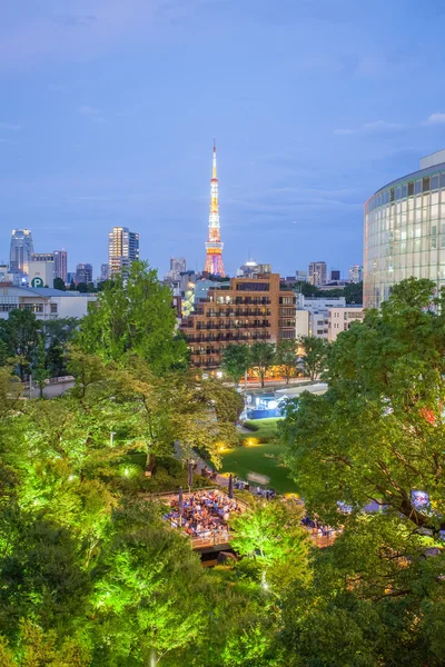 Widok wieża Tokio — Zdjęcie stockowe