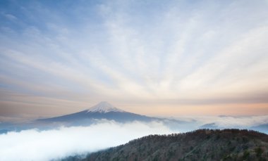 Dağ fuji görünümü
