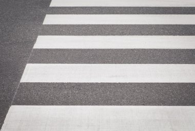 Zebra geçiş boş Sokağı'ndan