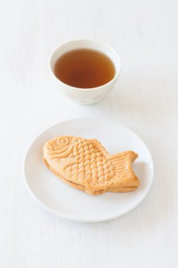 Japon balık pasta şeklinde