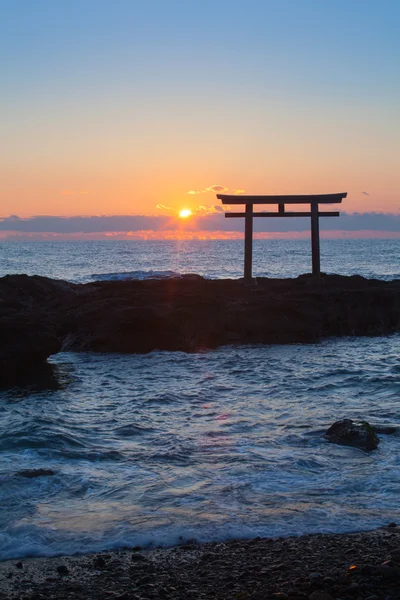 Japanse shinto poort — Stockfoto