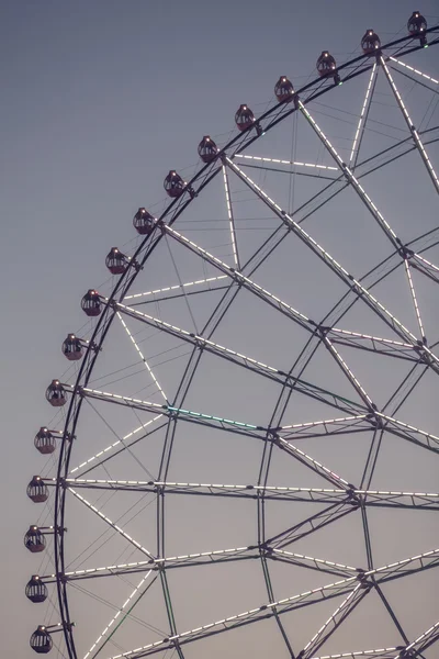 Silhouette della ruota panoramica — Foto Stock