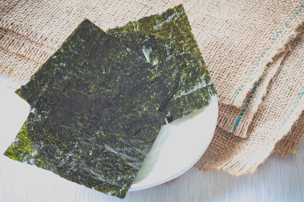 Nori, alghe commestibili giapponesi — Foto Stock